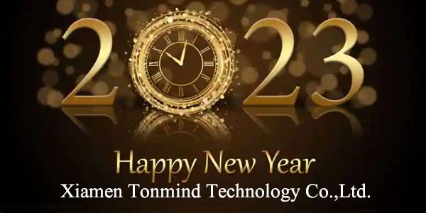 Avis de vacances du nouvel an Tonmind 2023